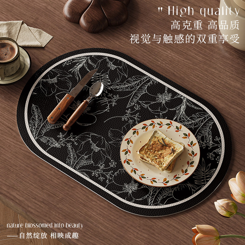 餐垫高级感防水防油免洗防烫耐高温家用西餐垫免洗隔热垫碗垫杯垫,淘宝优惠券,粉丝福利购,淘宝优惠卷