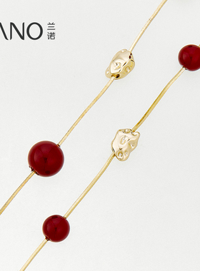 兰诺红珠叠戴手链女款