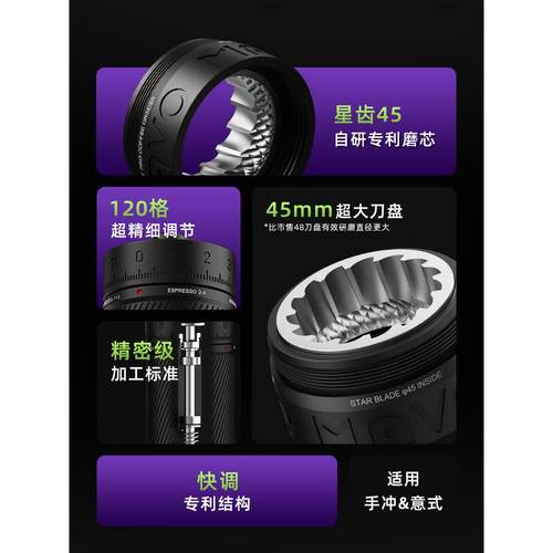 MAVO幻刺PRO磨豆机 手磨咖啡机手摇磨咖啡豆粉器研磨机 手动现磨 - 图0