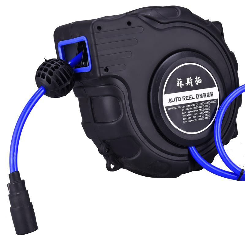 气鼓自动伸缩卷管器回收气管电子鼓卷线汽修高压气动汽车美容工具 - 图3