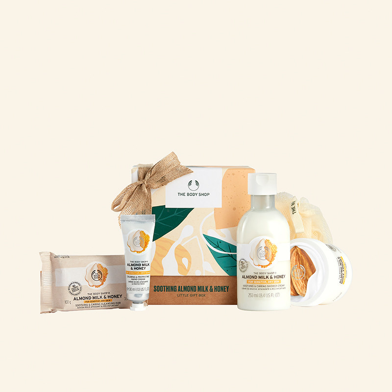 thebodyshop杏仁奶蜂蜜夏季礼盒 TheBodyShop海外身体乳/霜