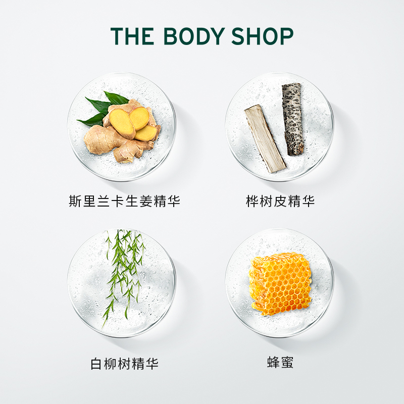 【618加购】TheBodyShop生姜洗发水护发素套装蓬松去屑固发 - 图1