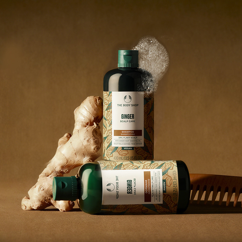 【官方正品】TheBodyShop美体小铺 生姜洗发水400ml2瓶装蓬松强韧,淘宝优惠券,粉丝福利购,淘宝优惠卷