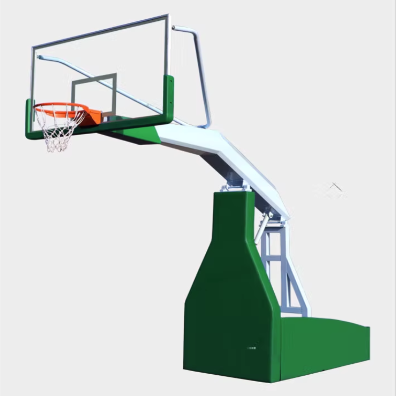 篮球馆篮球框液压升降篮球架可移动豪华训练场电动室内青少年户外-图3