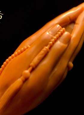 核雕单籽单颗佛手吊坠挂件男x柳叶核雕刻橄榄核手串配饰文玩手把