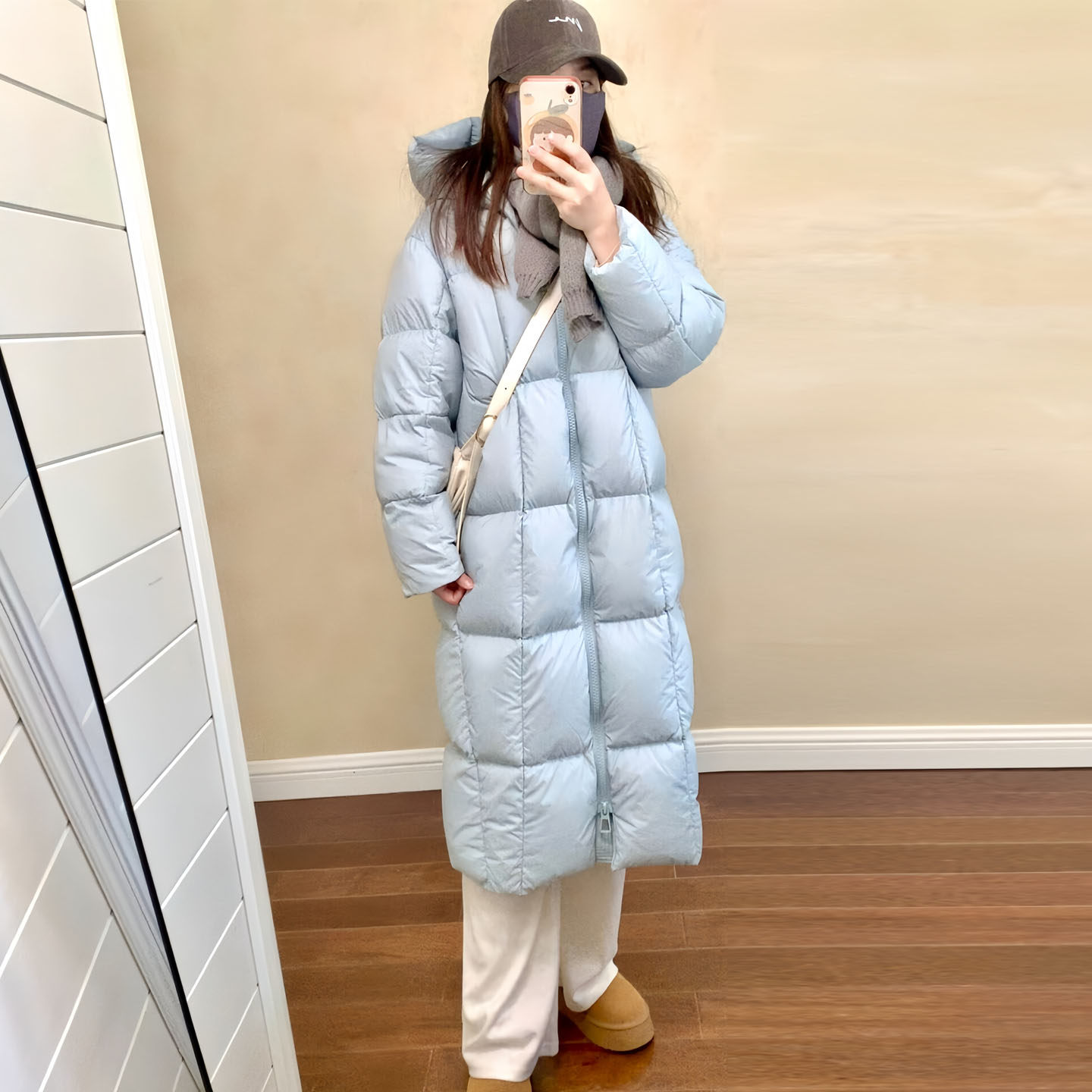 韩国高级感长款过膝连帽羽绒棉袄女冬2025年巨好看超火洋气面包服,淘宝优惠券,粉丝福利购,淘宝优惠卷