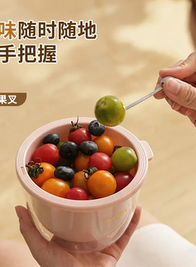 双层沥水带果叉水果洗菜篮