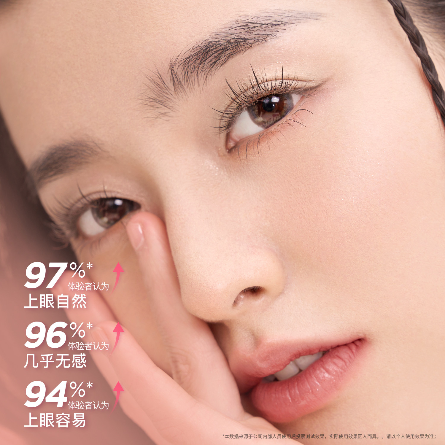 心愿先生免胶太阳花假睫毛分段式新手卷翘自然款免胶水自粘