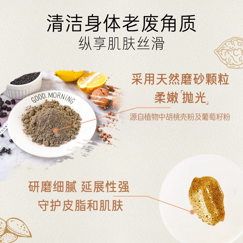 PRIMERA/芙莉美娜清新身体磨砂膏清洁去角质护理磨砂啫喱230ml