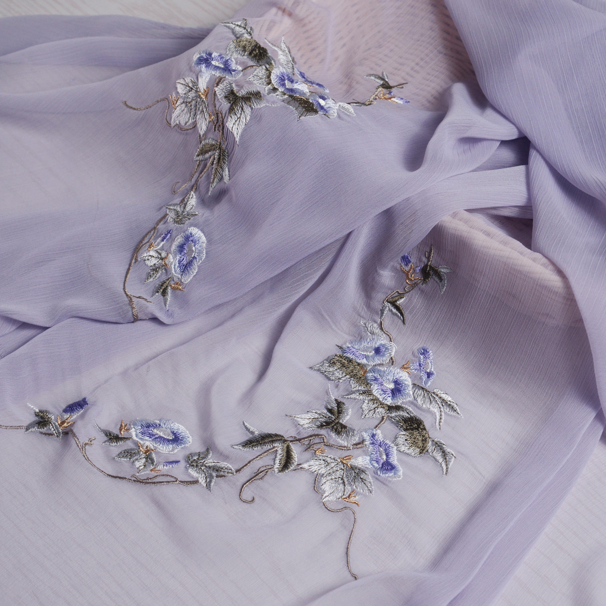 朝颜牵牛花绣花娃衣/棉花娃娃/BJD/3分/4分/6分/ob diy材料面料,淘宝优惠券,粉丝福利购,淘宝优惠卷