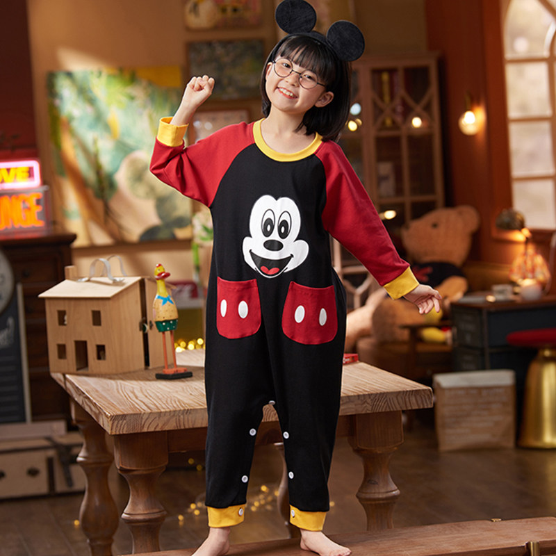 儿童连体睡衣女孩可爱连衣裙连体衣 冉影睡衣/家居服套装