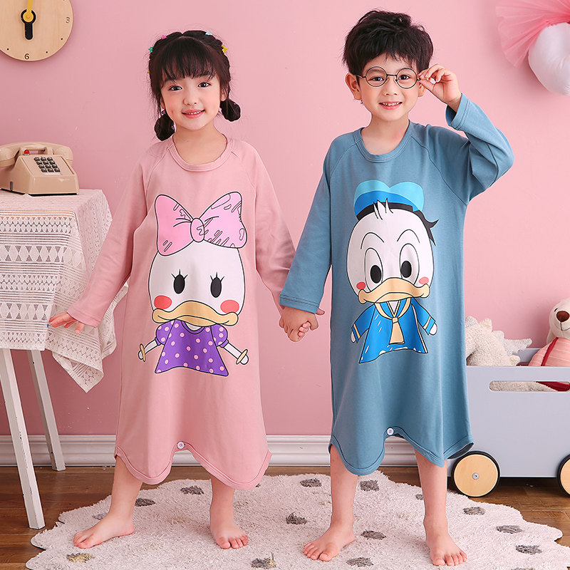 儿童春秋季男童纯棉中小童空调服 冉影睡衣/家居服套装