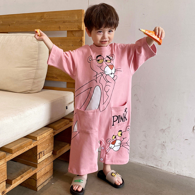 小萌宝宝3四岁2秋冬天纯棉睡衣 冉影睡衣/家居服套装