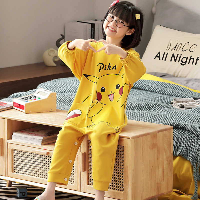 儿童连体睡衣女孩可爱连衣裙连体衣 冉影睡衣/家居服套装