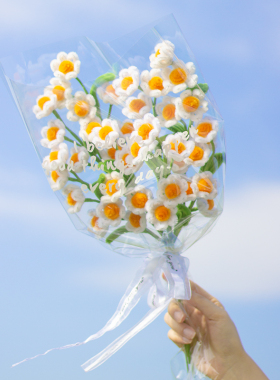 手工扭扭棒小雏菊花束