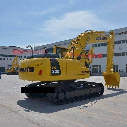 小松挖掘机玻璃PC360-8/120/220/200-8前档风下后挡右臂钢化玻璃 - 图1