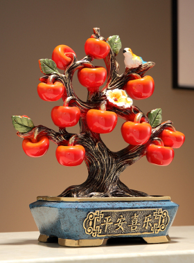 蒂丝尼柿子新中式摆件