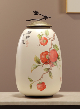 家居陶瓷花瓶三件套新中式创意摆件客厅玄关电视柜装饰品国风摆设