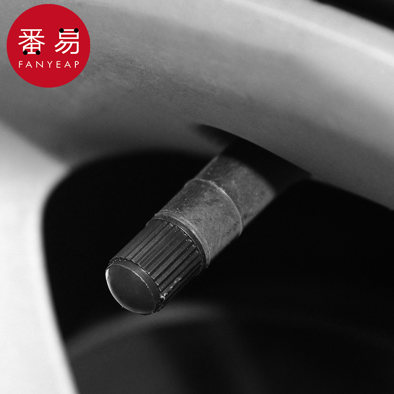 轮胎气门嘴A1P243-气门嘴帽汽车电动车自行车轮胎气门嘴防尘盖 - 图0