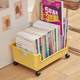 Student book storage box High school student dormitory classroom with artifact books with wheels moving boxes for placing books