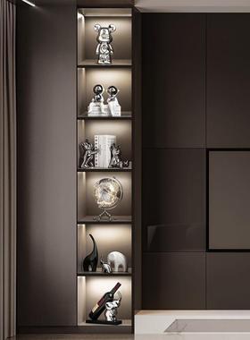 轻奢高级感家居软装饰品摆件小众客厅电视酒餐边玻璃斗柜乔迁新房