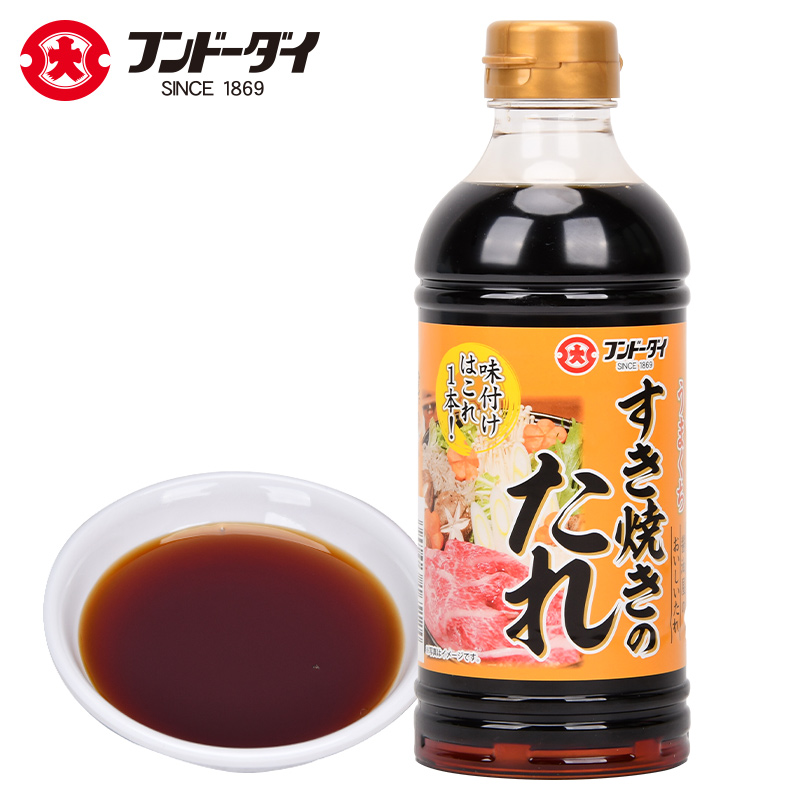 日本酱油大字寿喜烧汁日料寿喜锅火锅底料汁牛肉饭调味汁500ml - 图0