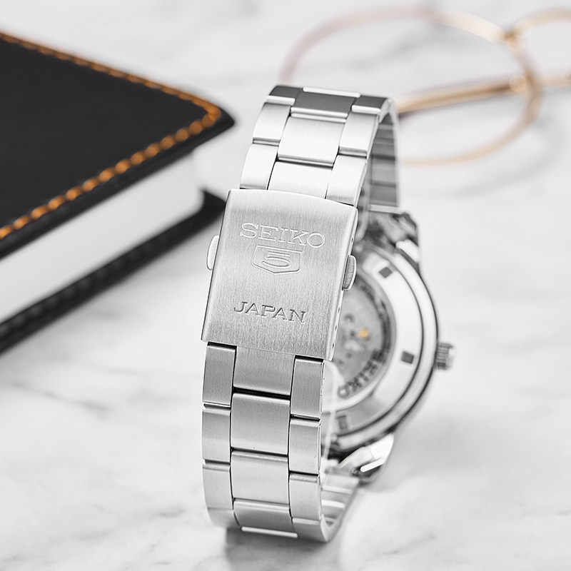 香港直邮 精工5号手表男自动机械表间金防水商务钢带男表SNKP14J1 香港直邮 精工5号手表男自动机械表间金防水商务钢带男表SNKP14J1