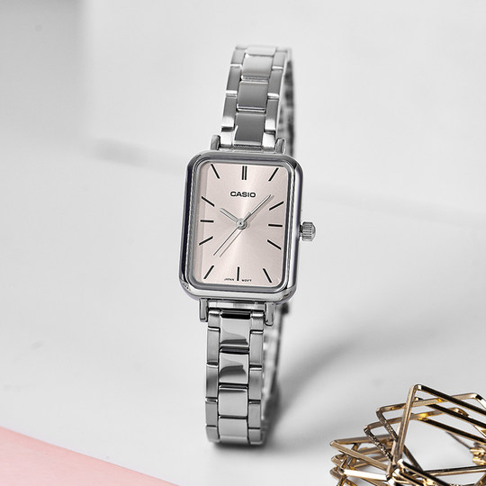 Casio retro small square watch for women simple
