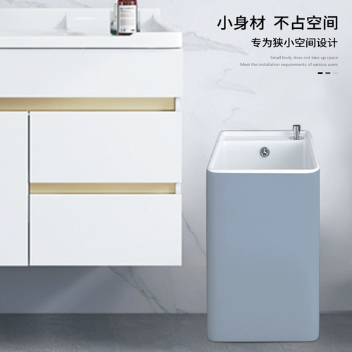 Керамический дом маленький космический балкон пруд Пруд Синий узкий длинный трейлер бассейн туалет бассейн бассейн узкий пирс бассейн