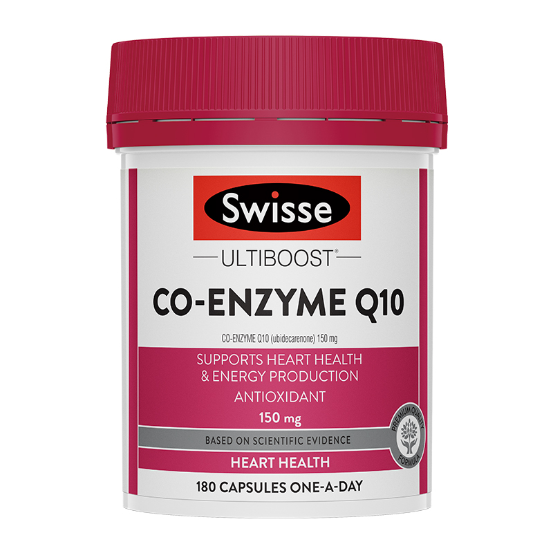 博杰保健食品海外专营店[180粒]Swisse辅酶素q10软胶囊澳洲q10辅酶延缓衰老护心脏脑保健2