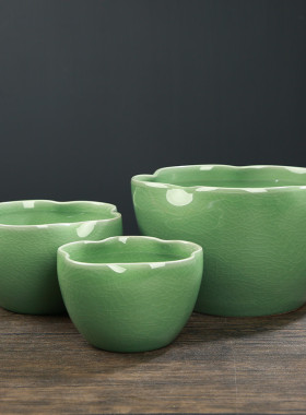 无孔水养金鱼缸工艺品客厅桌面