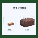 Decar -Sold Coconut кирпичная пищевая почва Универсальный кокосовый кокосовый кокосовый кокосовые ракушки, растительная грязь, грязь, полинуты, цветы, цветочные удобрения.