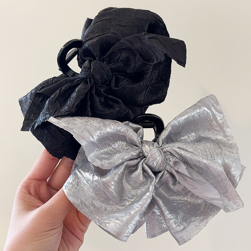 儿童高级感银色丸子头神器抓夹女童蝴蝶结头饰女宝宝发饰2026新款,淘宝优惠券,粉丝福利购,淘宝优惠卷