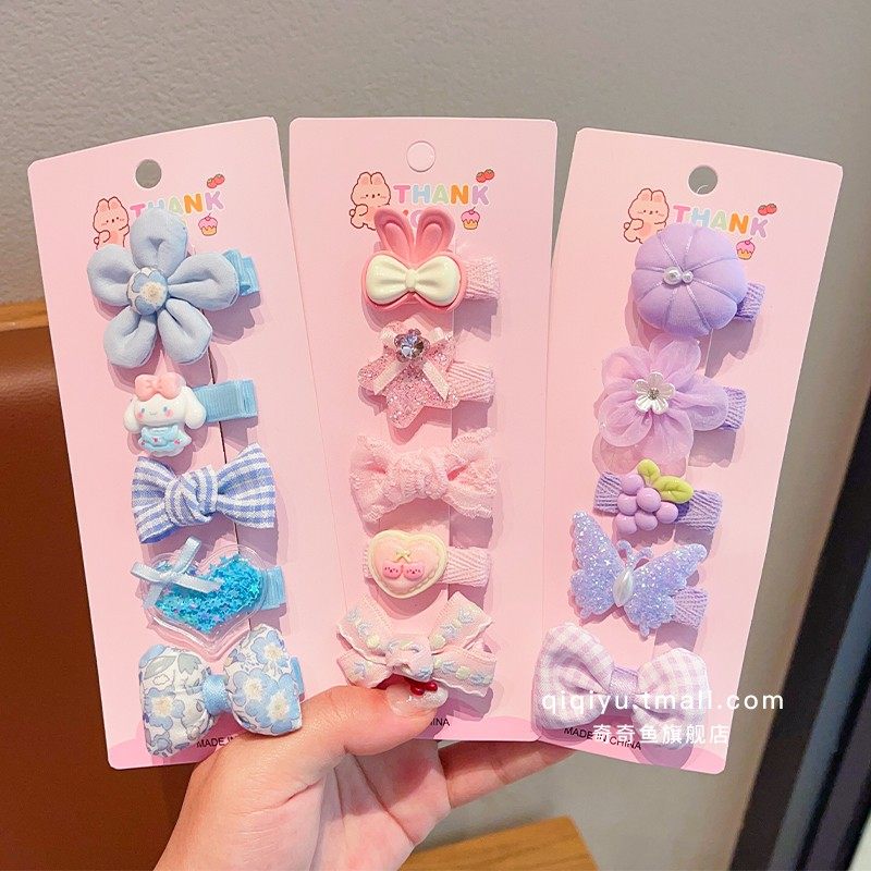 宝宝发夹全包布不伤发婴儿刘海夹2026年新款女童前额发卡儿童发饰,淘宝优惠券,粉丝福利购,淘宝优惠卷