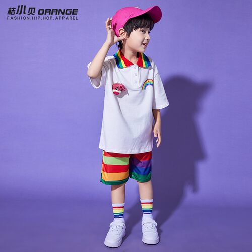 六一儿童啦啦队演出服女童小学生运动会开幕式幼儿园合唱表演服装 - 图2