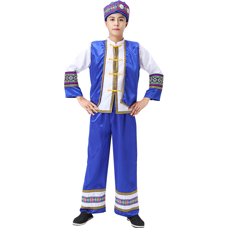 少数民族服装男成人彝族云南广西 mhtfyd民族服装/舞台装