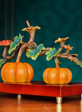 全铜创意摆件新中式家居客厅