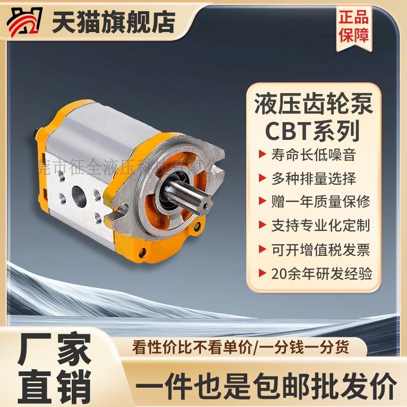 征全齿轮泵油泵液压总成pCBT-F423高压小型迷你纺织五金机械增压 - 图2
