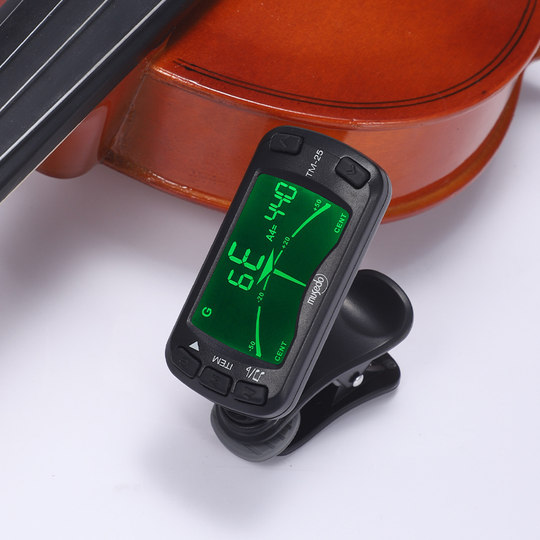 吉他调音器节拍器二合一尤克里里专用高精度贝斯电吉他管乐小提琴