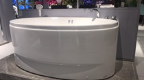 Euroroad Imported Acrylic Human Body Styling Massage Independent Bubble Bath With Shower Head Integrated Bath