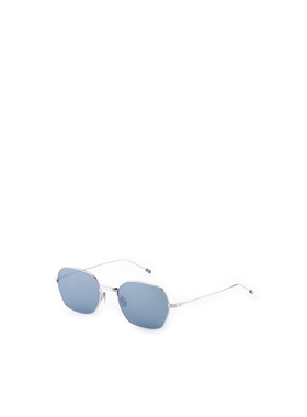 THOM BROWNE 男士眼镜 UES945A005 AW2025 蓝色 几何框太阳镜
