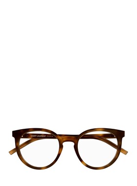 SAINT LAURENT 女士眼镜 SLM147003 SS2025 棕色 全框平光镜