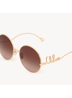 CHLOÉ 女士眼镜 CH0372S001 CO 棕色 CHLOE ICONIC SUNGLASSES