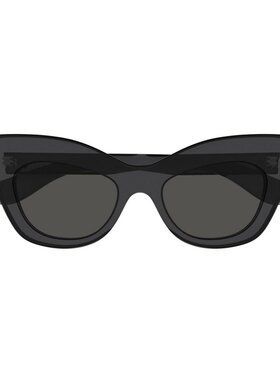 ALEXANDER MCQUEEN 女士太阳镜 AM0516S003 CO 黑色