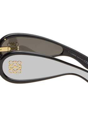 潮奢 LOEWE 罗意威 女士 黑色 Wave Mask 太阳镜 LW40108I1923371