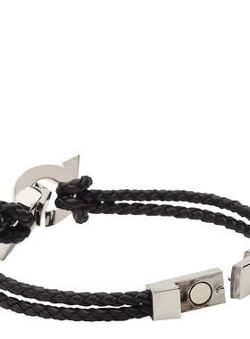 SALVATORE FERRAGAMO 男士手链手镯 776347770360BLACK