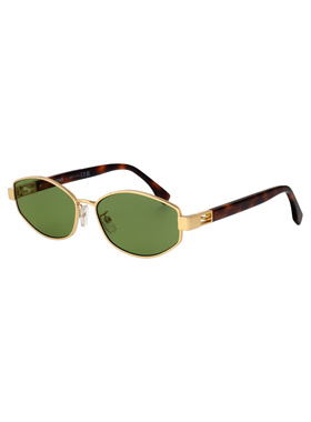 FENDI 女士太阳镜 FE40216U30N SS2026 绿色 全框太阳镜