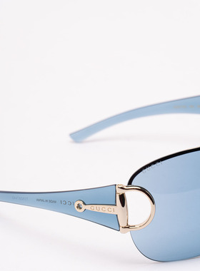GUCCI 女士眼镜 865675J16918040 SS2026 蓝色 Mask sunglasses