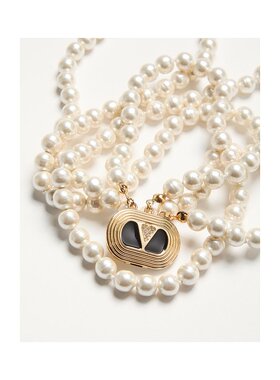 VALENTINO 女士手链手镯 WJ0AC0NBSADW SS2025 白色 椭圆形项链