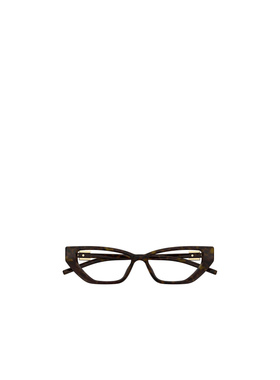 GUCCI 女士眼镜 GG1683O003 AW2024 黑色 几何框平光镜古驰